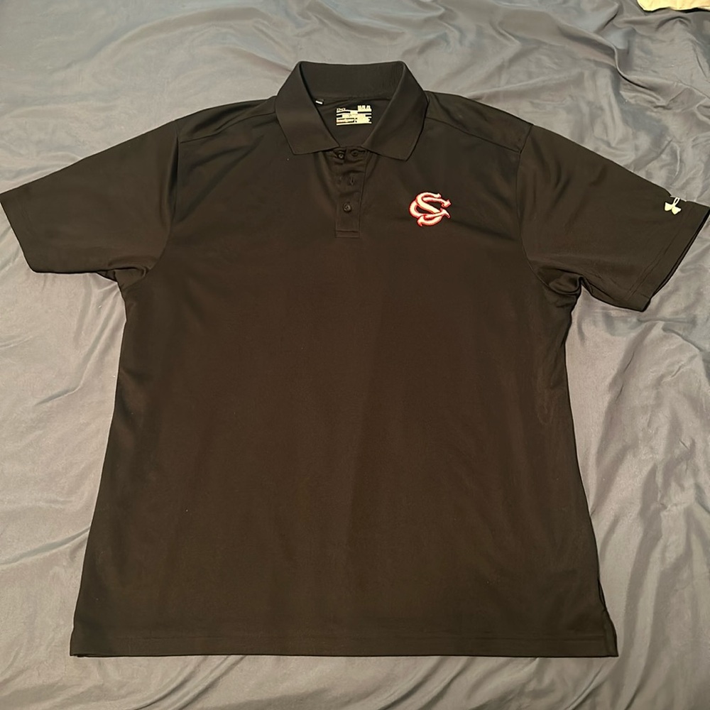Never worn, perfect condition South Carolina Gamecocks Polo, Under Armor, Large